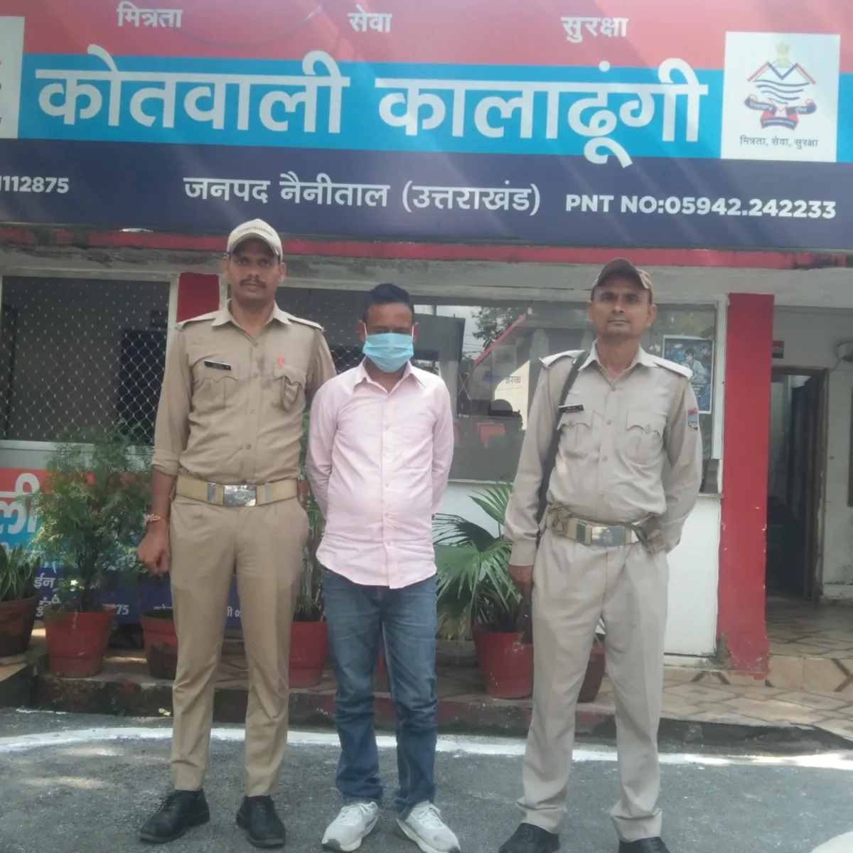 ऑपरेशन प्रहार के तहत कालाढूंगी पुलिस की कार्रवाई, एनबीडब्ल्यू वारंटी गिरफ्तार